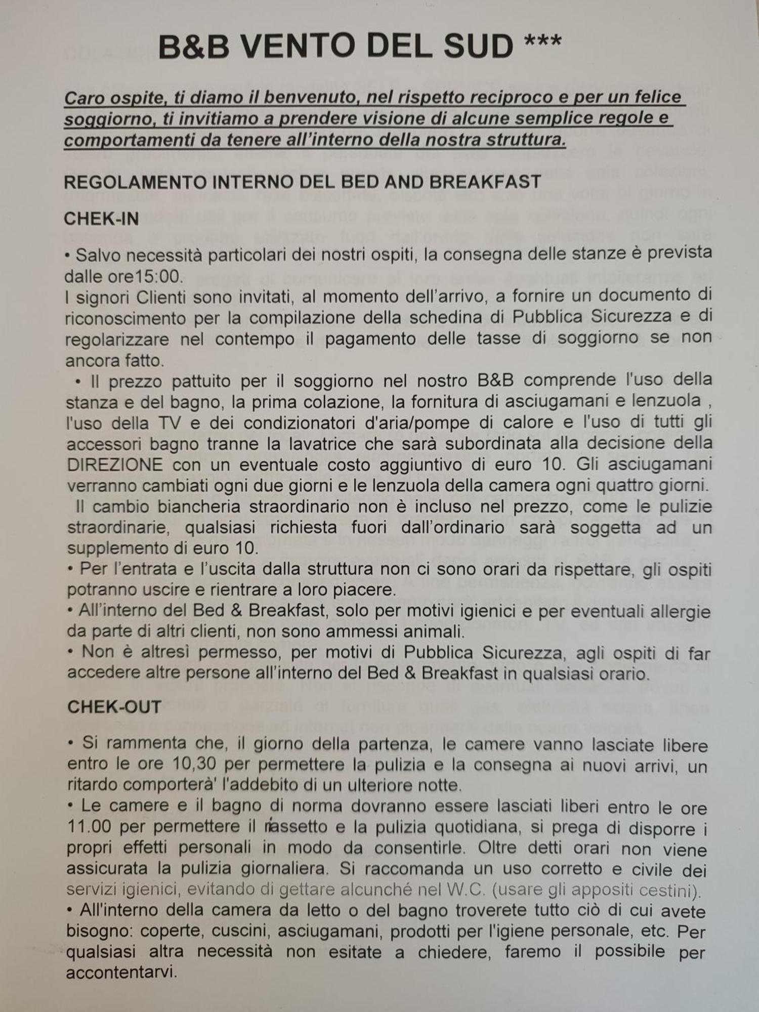 B&B Vento Del Sud Palermo Ngoại thất bức ảnh